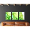 Tablou Picture Of Green Flowing Colors 3xL60xH100cm