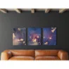 Tablou Beautiful Night Sky 3xL60xH100cm
