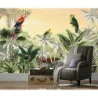 Fototapet fara imbinari Parrots In The Exotic Forest