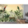 Fototapet fara imbinari Parrots In The Exotic Forest