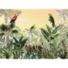 Fototapet fara imbinari Parrots In The Exotic Forest