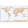 Fototapet fara imbinari Relief World Map