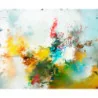 Fototapet fara imbinari Burst Of Rainbow Colors