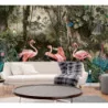 Fototapet fara imbinari Jungle Flamingos