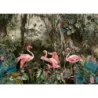 Fototapet fara imbinari Jungle Flamingos