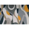Fototapet fara imbinari Abstraction With Yellow Accent