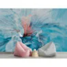 Fototapet fara imbinari Flower In Shades Of Marine Blue