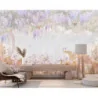 Fototapet fara imbinari Wisteria