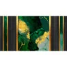 Fototapet fara imbinari Emerald With Gold Glitter