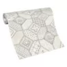 Tapet faianta retro lavabil, bej, gri, imitations2 6315-02