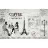 Fototapet fara imbinari Coffee In Paris