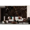 Fototapet fara imbinari Classic Black Marble