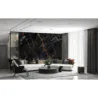 Fototapet fara imbinari Classic Black Marble